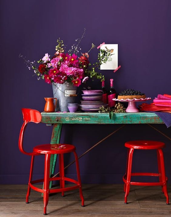 Inspired by Love: Red home décor accents are not just for